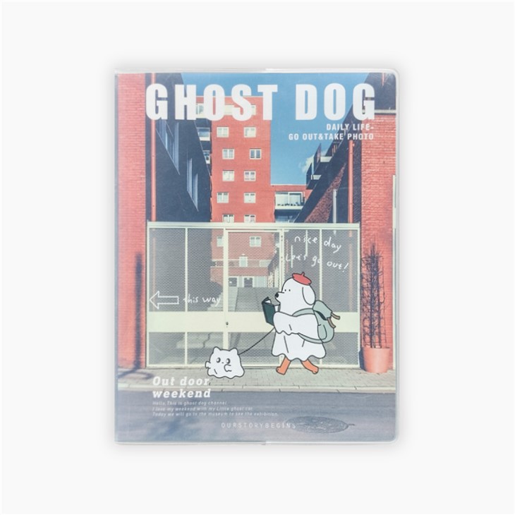Ghost Dog City Walk Plastic Notebook